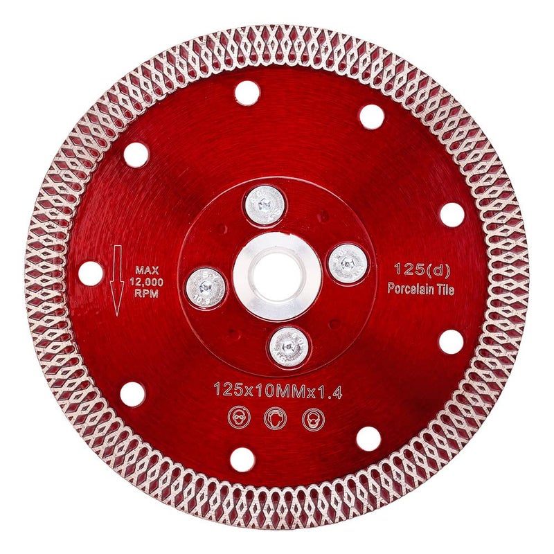 Casaverde 5 in Super Thin Diamond Porcelain Saw Blades Tiles Blades with Arbor 5/8â€œ-11 Flange for Cutting Porcelain Tiles Granite Marbles(F-SX-5) - Image 2
